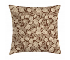 Blooming Romantic Rose Pillow Cover