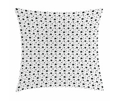 Monochrome Abstract Motif Pillow Cover