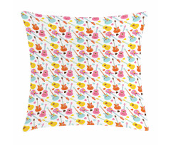 Summer Festival Colorful Pillow Cover