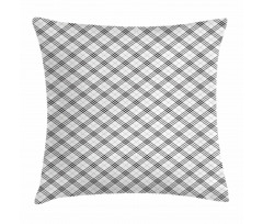 Monochrome and Diagonal Pillow Cover