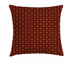 Dotted Flowers Pattern Pillow Cover