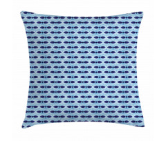 Nautical Animal Pattern Pillow Cover