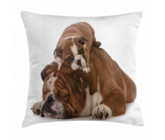 Father and Son Pillow Cover