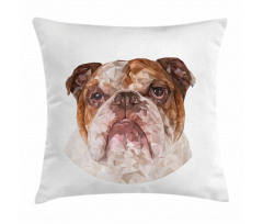 Polygon Dog Pillow Cover