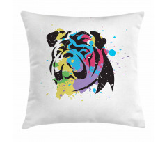 Dog Portrait Pillow Cover