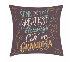 Greatest Words Pillow Cover