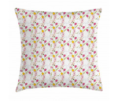 Tulips and Poppies Pillow Cover