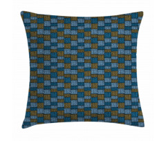 Abstract Oriental Motif Pillow Cover