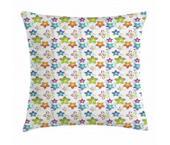 Colorful Celestial Shapes Pillow Cover