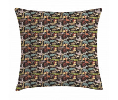 Cartoon Style Fauna Pillow Cover