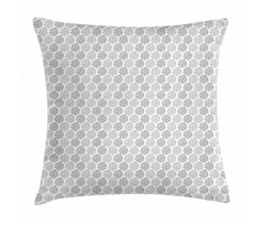 Greyscale Foliage Design Pillow Cover