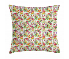 Watercolor Peony Pillow Cover