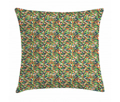 Silhouette Motif Abstract Pillow Cover