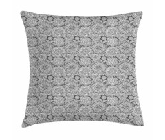 Hand Drawn Lines Curves Pillow Cover