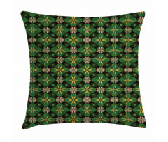 Antique Mosaic Nature Tone Pillow Cover
