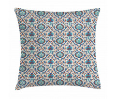 Traditional Floral Art Pillow Cover