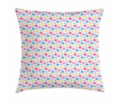 Sketchy Colorful Daisy Pillow Cover