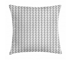 Slanted Ovals Pillow Cover