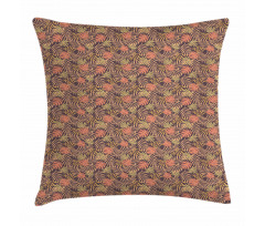 Tropical Palm Foliage Pillow Cover