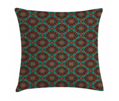 Floral Mandala Motifs Pillow Cover