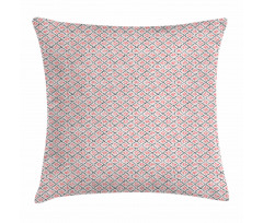Checkered with Dots Pillow Cover