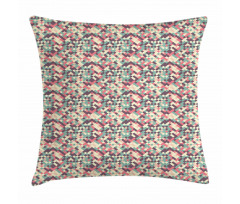 Mosaic Squares Design Pillow Cover