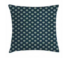 Damask Swirls Leaves Pillow Cover