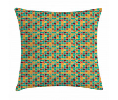 Polka Dots with Petals Pillow Cover