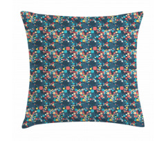 Oval Cornered Squares Pillow Cover