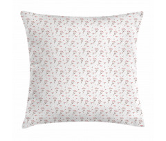Watercolor Winter Berry Pillow Cover