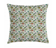 Foliage Leaf Spring Season Pillow Cover