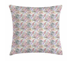 Spring Scroll Pillow Cover