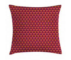 Symmetrical Floral Tile Pillow Cover