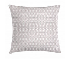 Monochrome Spring Blooms Pillow Cover