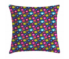 Doodle Flowers Kids Pillow Cover