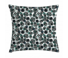 Abstract Dots Foliage Pillow Cover