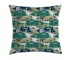 Old School Submarine Pillow Cover