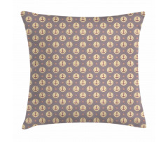 Maritime Pattern Stars Pillow Cover
