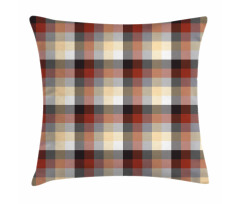 Colorful Quilt Motif Abstract Pillow Cover