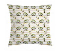 Tropic Island House Pillow Cover
