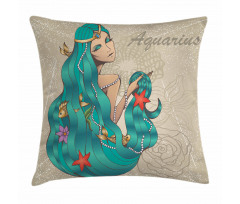 Lady Pearl Fish Pillow Cover