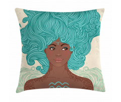 Lady Pillow Cover