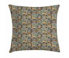 Funky Ethnic Pillow Cover