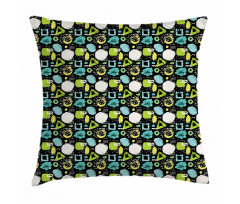 Sketchy Geometric Art Pillow Cover