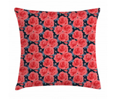 Romantic Blossoms Buds Pillow Cover