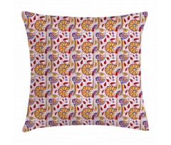Persian Paisley Floral Pillow Cover