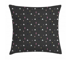 Triangles Color Art Pillow Cover