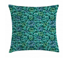 Exotic Blooms Foliage Pillow Cover