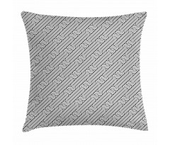 Classic Curved Lines Pillow Cover
