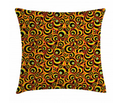 Colorful Ring Shapes Pillow Cover